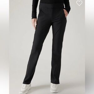 Athleta Stellar Flare Pants Black sz8 NWOT